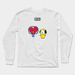 bt21 bts exclusive design 10 Long Sleeve T-Shirt